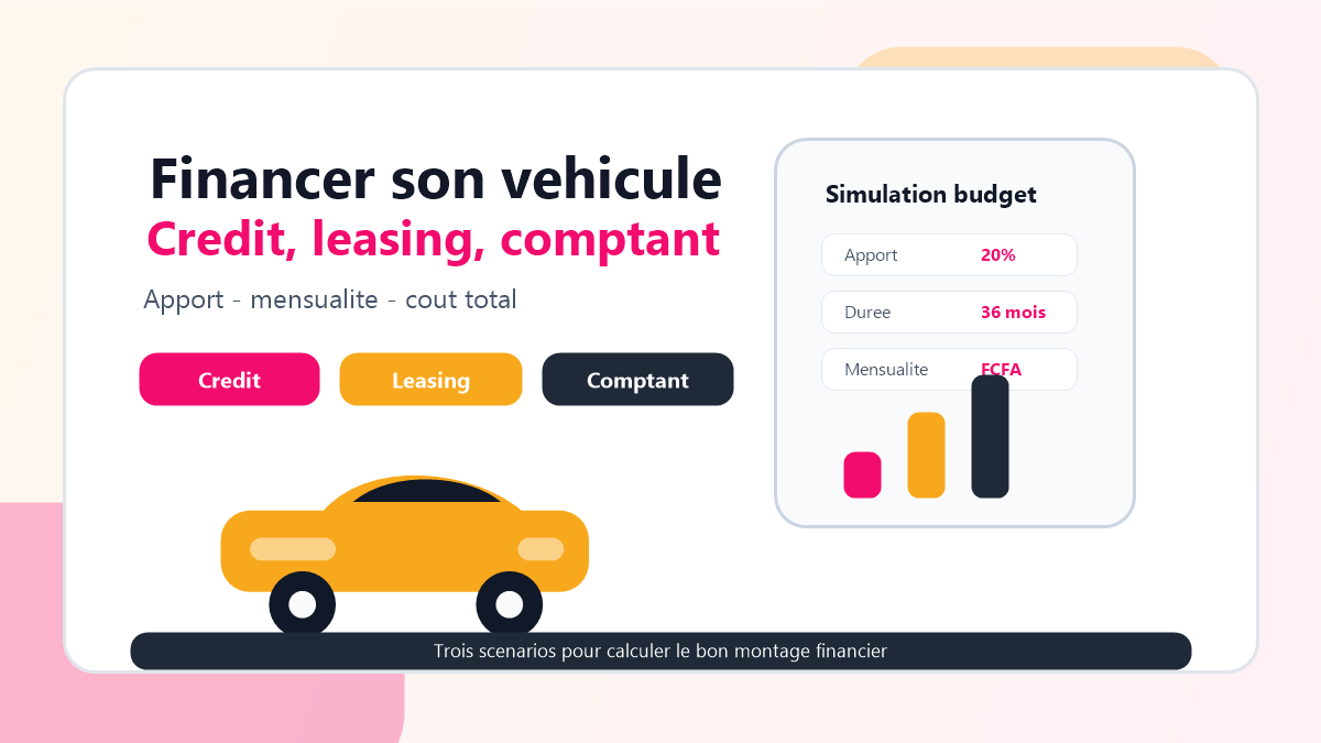 Financer son véhicule : crédit, leasing ou achat comptant ?